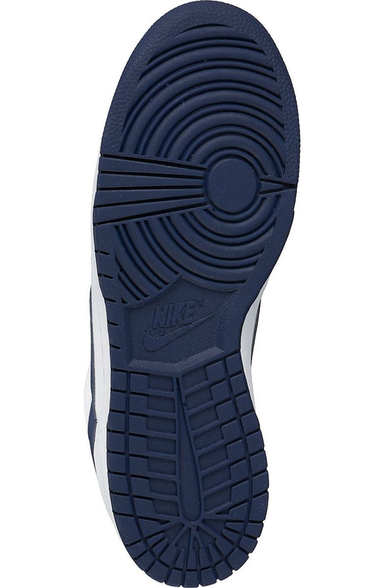 Nike Big Nike Low Basketball Sneaker, Alternate, color, White/ Midnight Navy