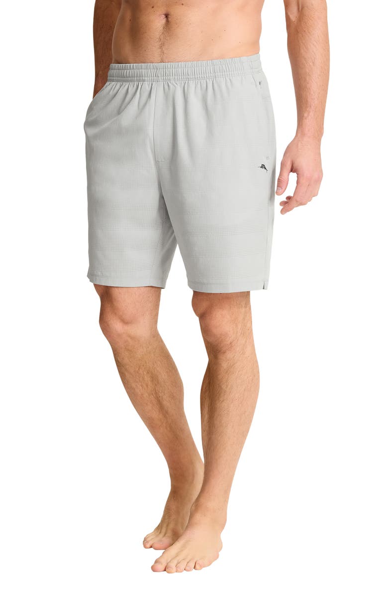 Tommy Bahama Huntington Bay Swim Trunks, Main, color, Arctic