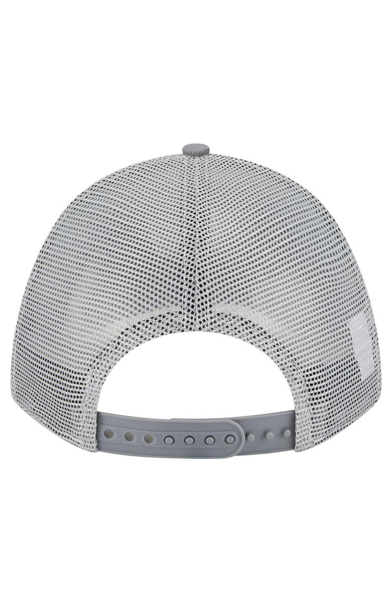 New Era Men's New Era Gray Chicago Bears Domain A-Frame Trucker 9FORTY Adjustable Hat, Alternate, color, 