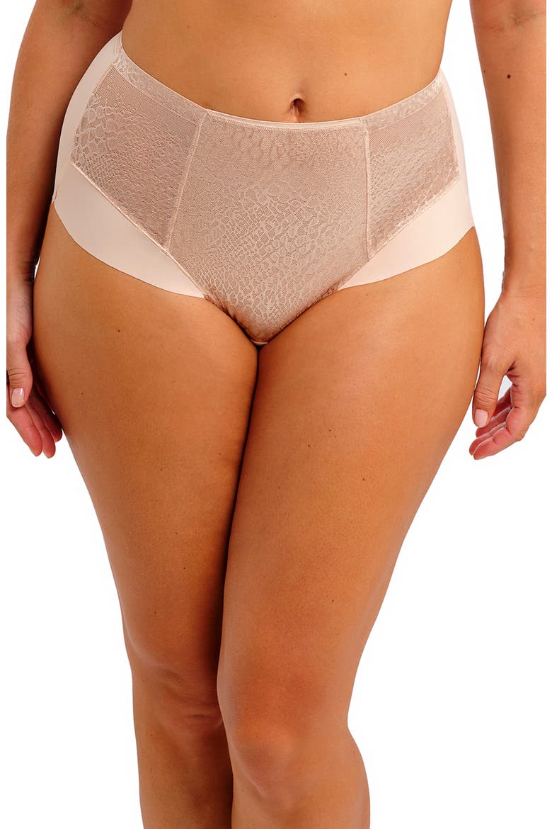 Envisage High Waist Briefs, Main, color, NATURAL BEIGE