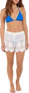 Citrus Crochet Cover-Up Shorts