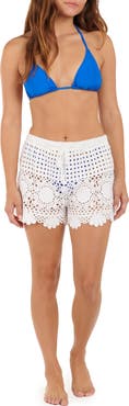 Citrus Crochet Cover-Up Shorts