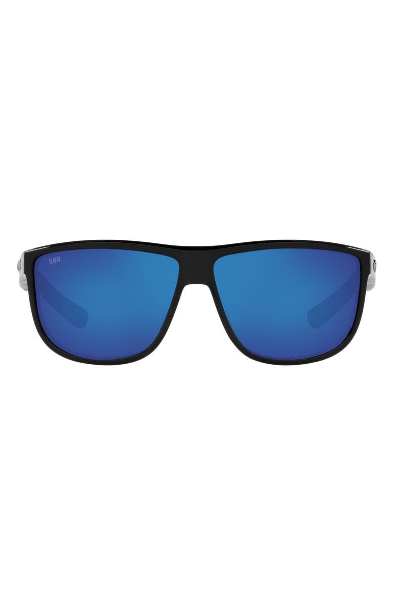 Costa Del Mar 61mm Polarized Square Sunglasses, Main, color, 
