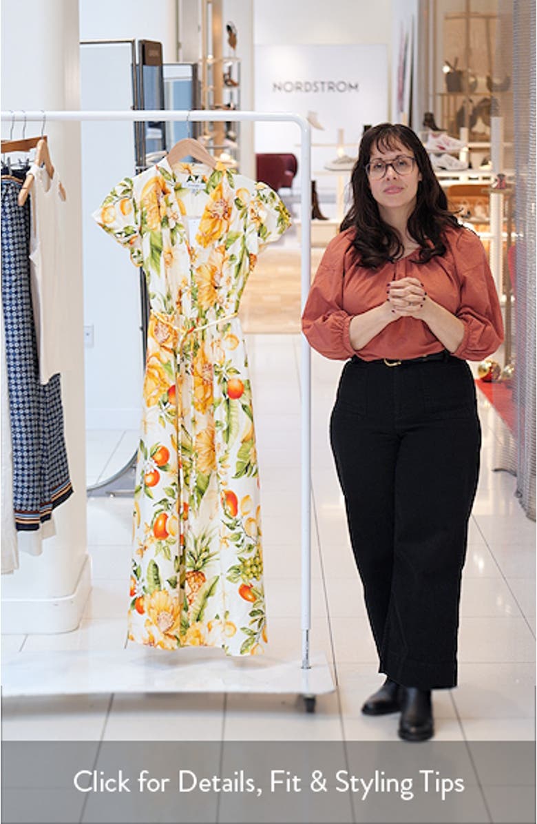 Posie Puff Sleeve Midi Dress, sales video thumbnail