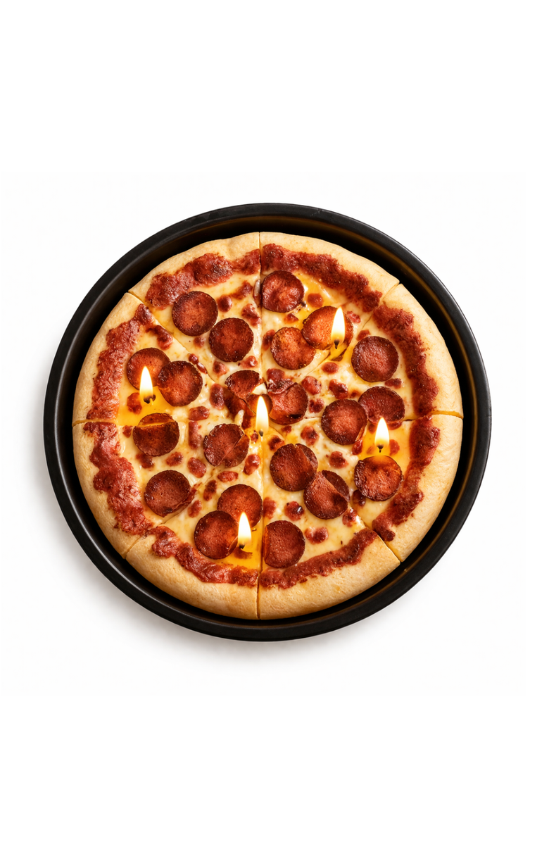 Southlake gifts Pepperoni Pizza Candle, Main, color, Pepperoni Pizza