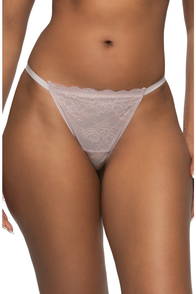 Lace Thong, Main, color, GULL GREY / PINK