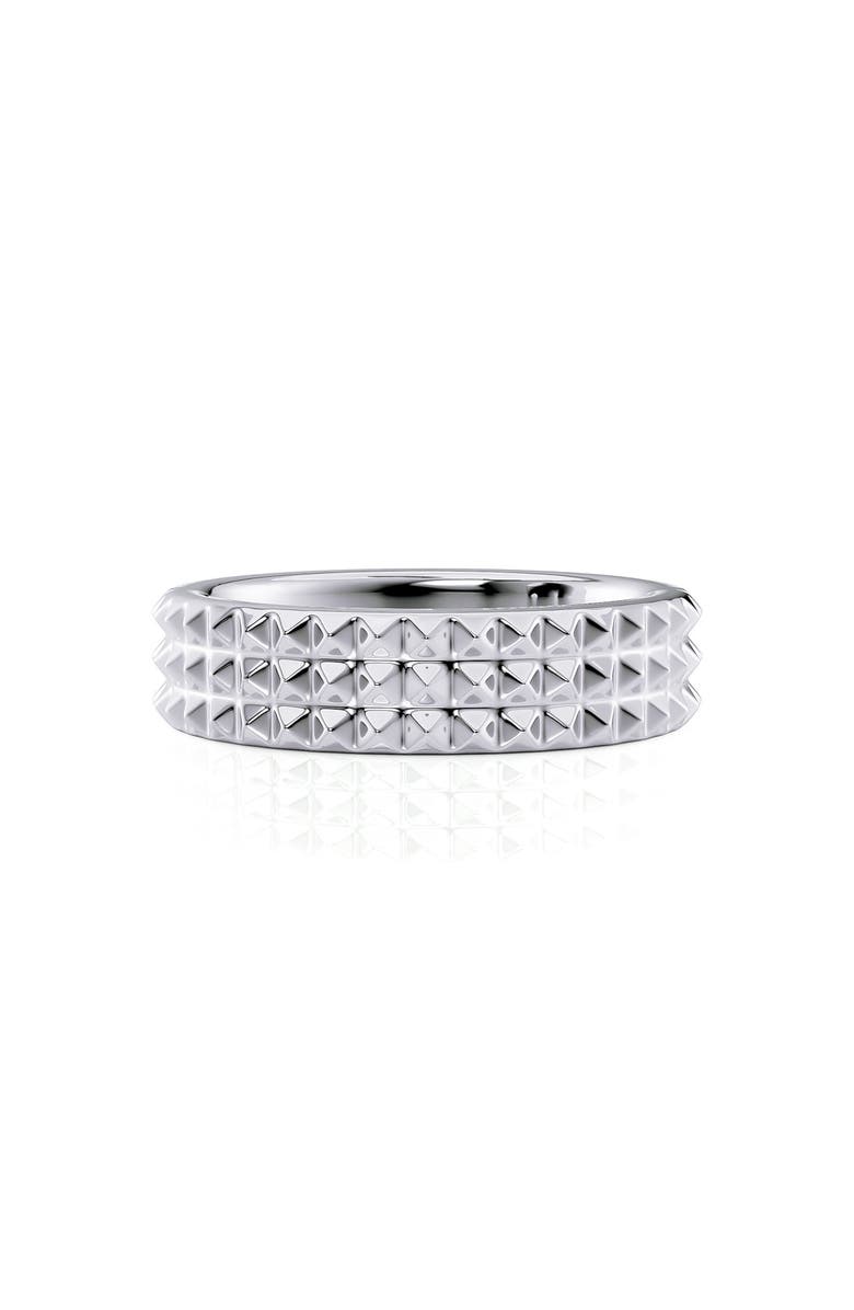 Michael M Men's Tetra Band Ring, Alternate, color, Silver