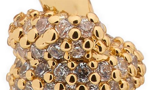 Shop Kate Spade New York Pavé Knot Hoop Earrings