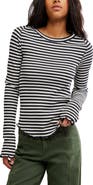 Free People Easy Does It Striped T-Shirt