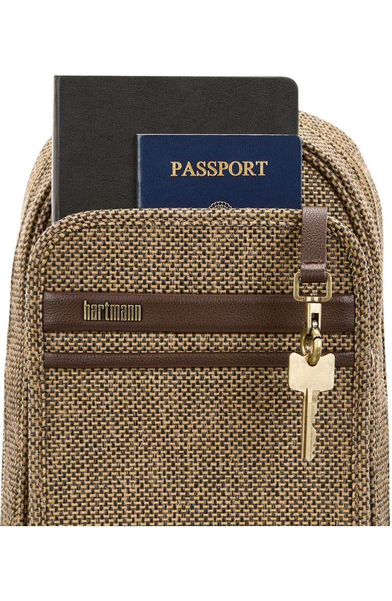 Hartmann Tweed Sling Bag, Alternate, color, Tweed/Natural Leather