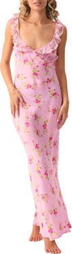 PQ SWIM Beth Floral Cover-Up Maxi Dress