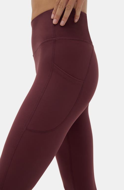 Halfdays Trail Leggings In Burgundy