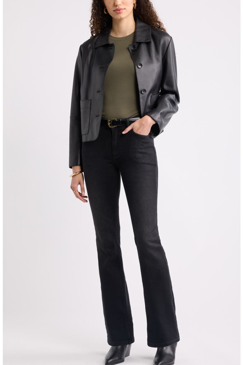 Pima Cotton & Tencel Modal Long Sleeve T-Shirt, Alternate, color, OLIVE SARMA