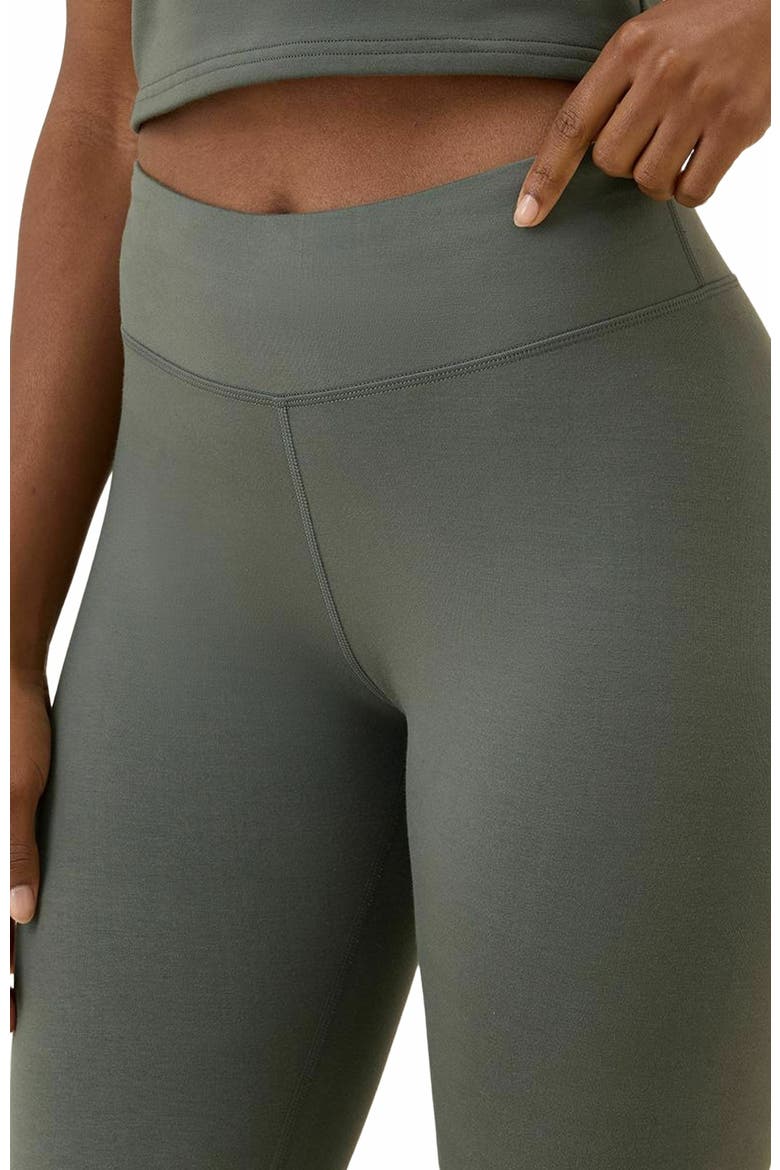 Organic Cotton On the Go-To Legging, Alternate, color, Castor Grey