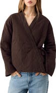 MANGO TEEN Quilted Wrap Jacket