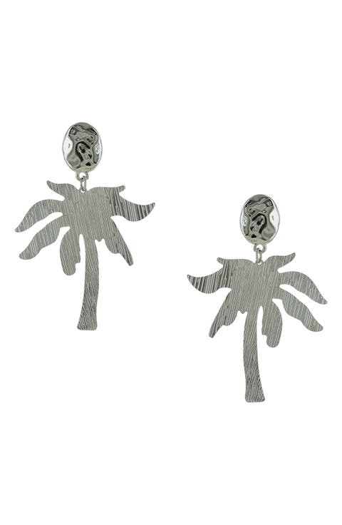 Palm Paradise Drop Earrings