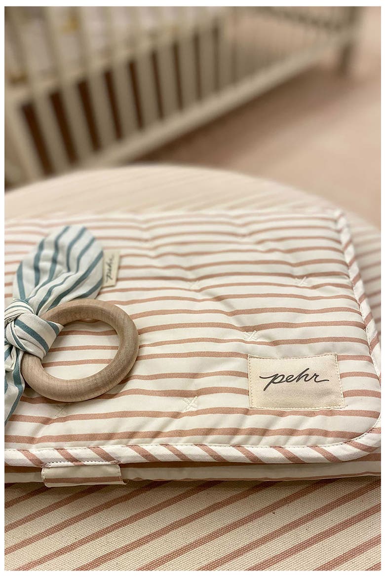 On the Go Coated Organic Cotton Changing Pad, Alternate, color, PETAL