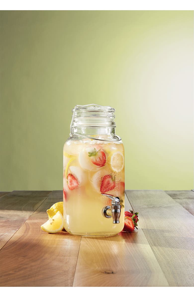 Circle Glass Lancaster 1 Gallon Cold Beverage Dispenser, Alternate, color, 