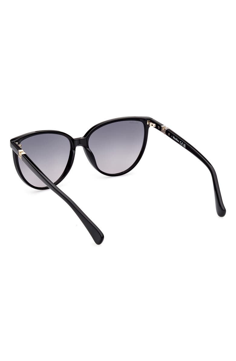 Max Mara 58mm Gradient Butterfly Sunglasses, Alternate, color,