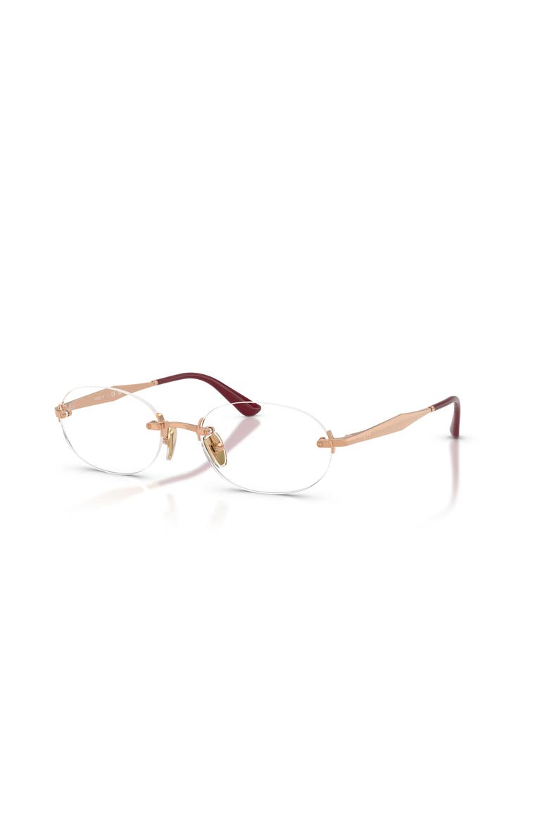 53mm Oval optical glasses, Main, color, Pink