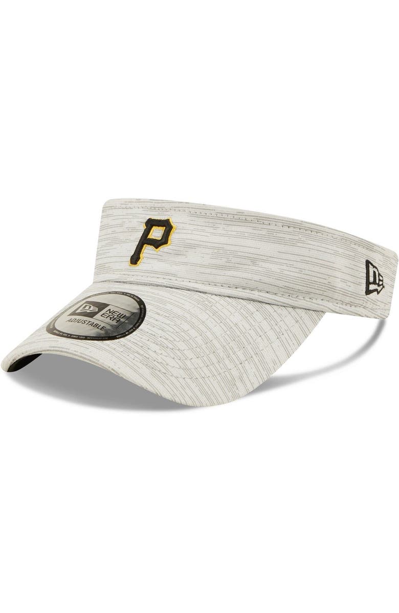 New Era Men's New Era Gray Pittsburgh Pirates Distinct Visor, Main, color,