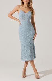 ASTR the Label Floral Lace Knit Dress