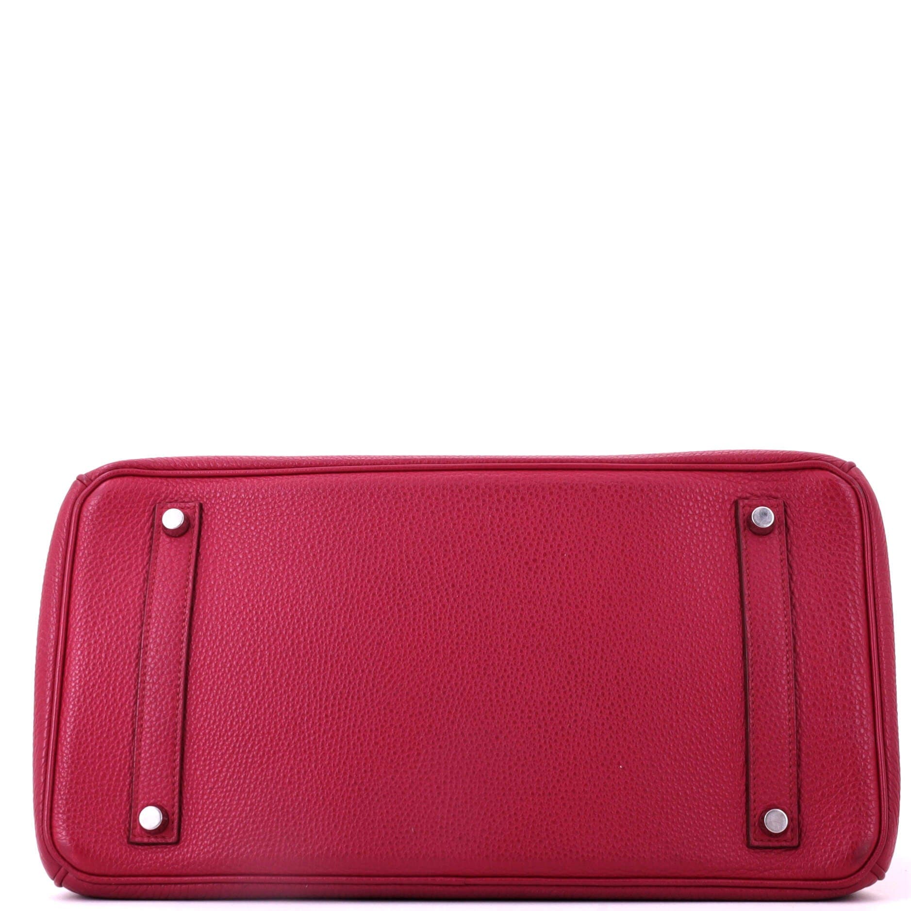Birkin Handbag Red Togo with Palladium Hardware 35, Alternate, color, Red