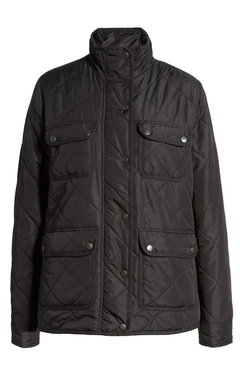 Thread & Supply Fleece Lined Quilted Utility Jacket, Alternate, color, 