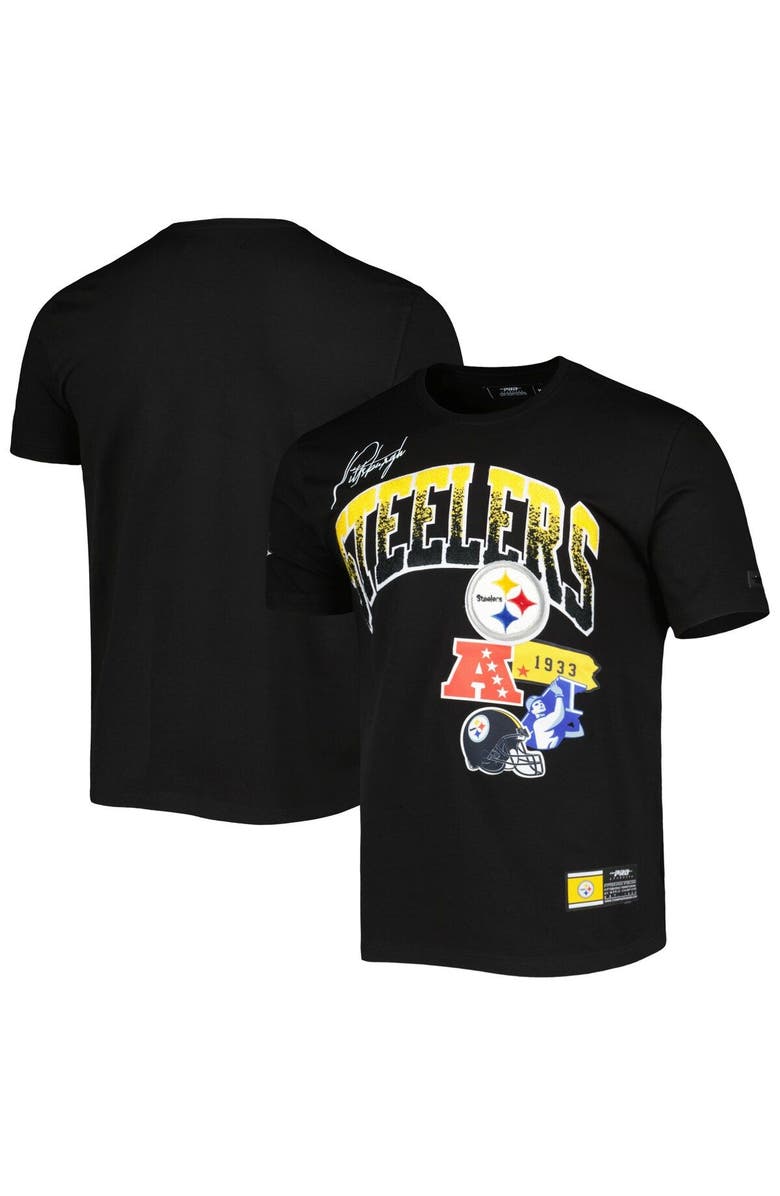 PRO STANDARD Men's Pro Standard Black Pittsburgh Steelers Hometown Collection T-Shirt, Main, color, Black