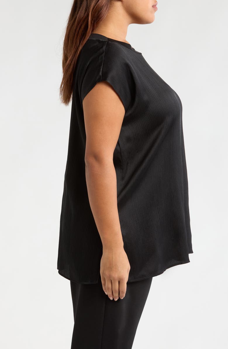 Eileen Fisher Bateau Neck Silk Top, Alternate, color,