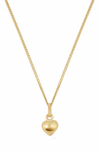 Bony Levy 14K Yellow Gold Puffy Heart Pendant Necklace