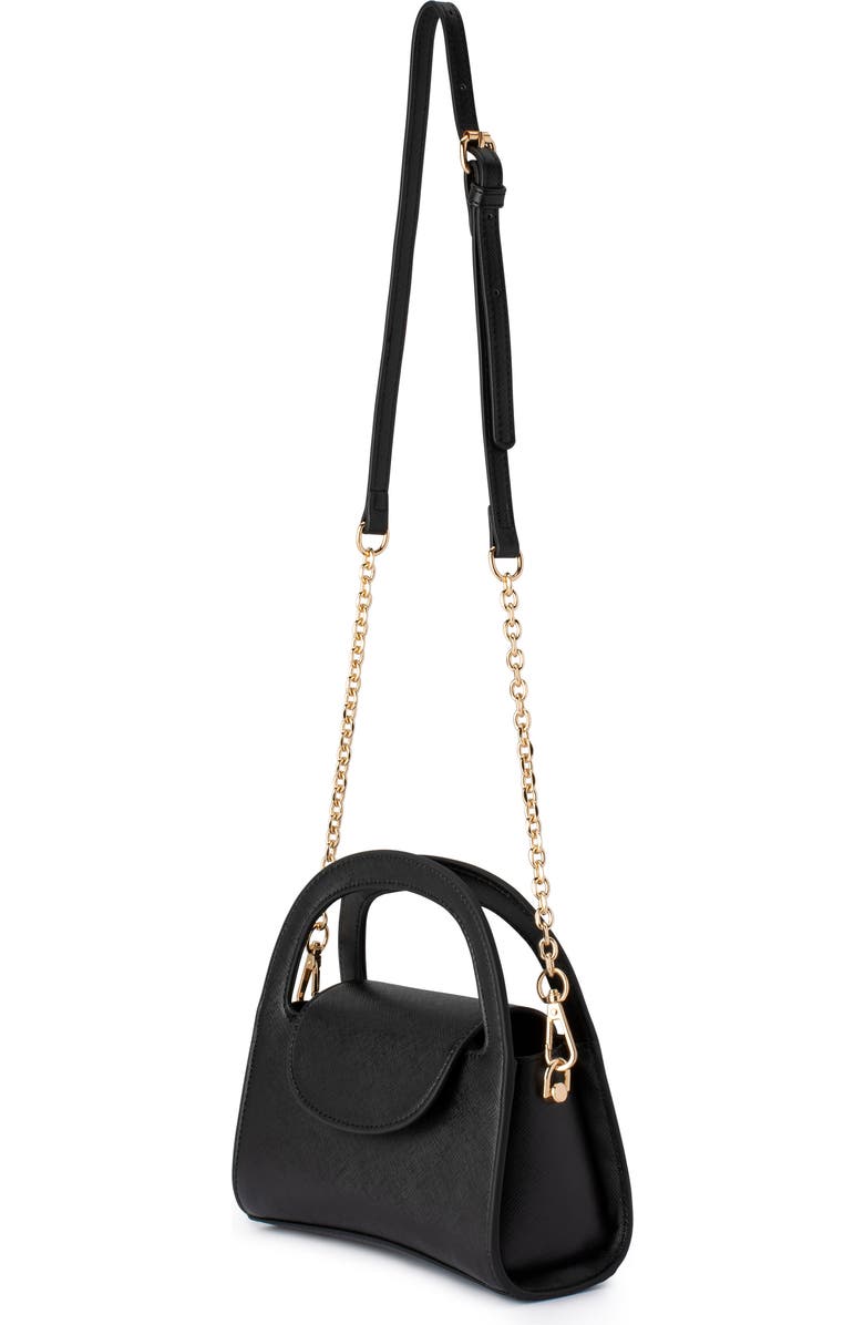 Olga Berg Ivy Curved Top Handle Bag, Alternate, color,