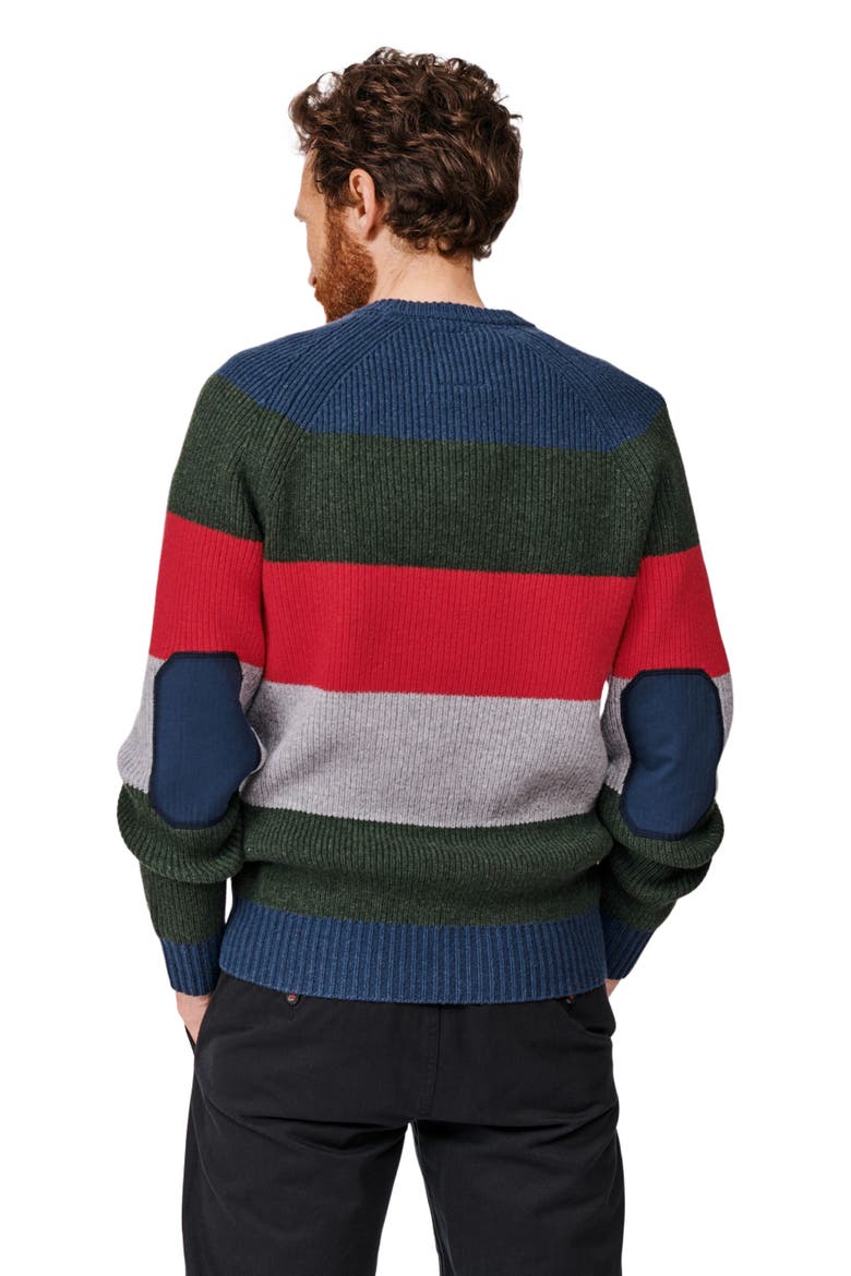 Pitt Block Stripe Crew Neck Sweater, Alternate, color, Block Stripe