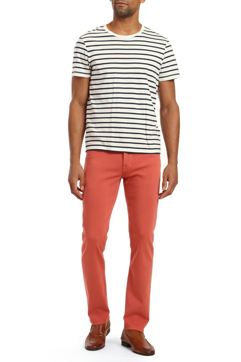 Courage Straight Leg Five Pocket Pants, Alternate, color, MARSALA COMFORT