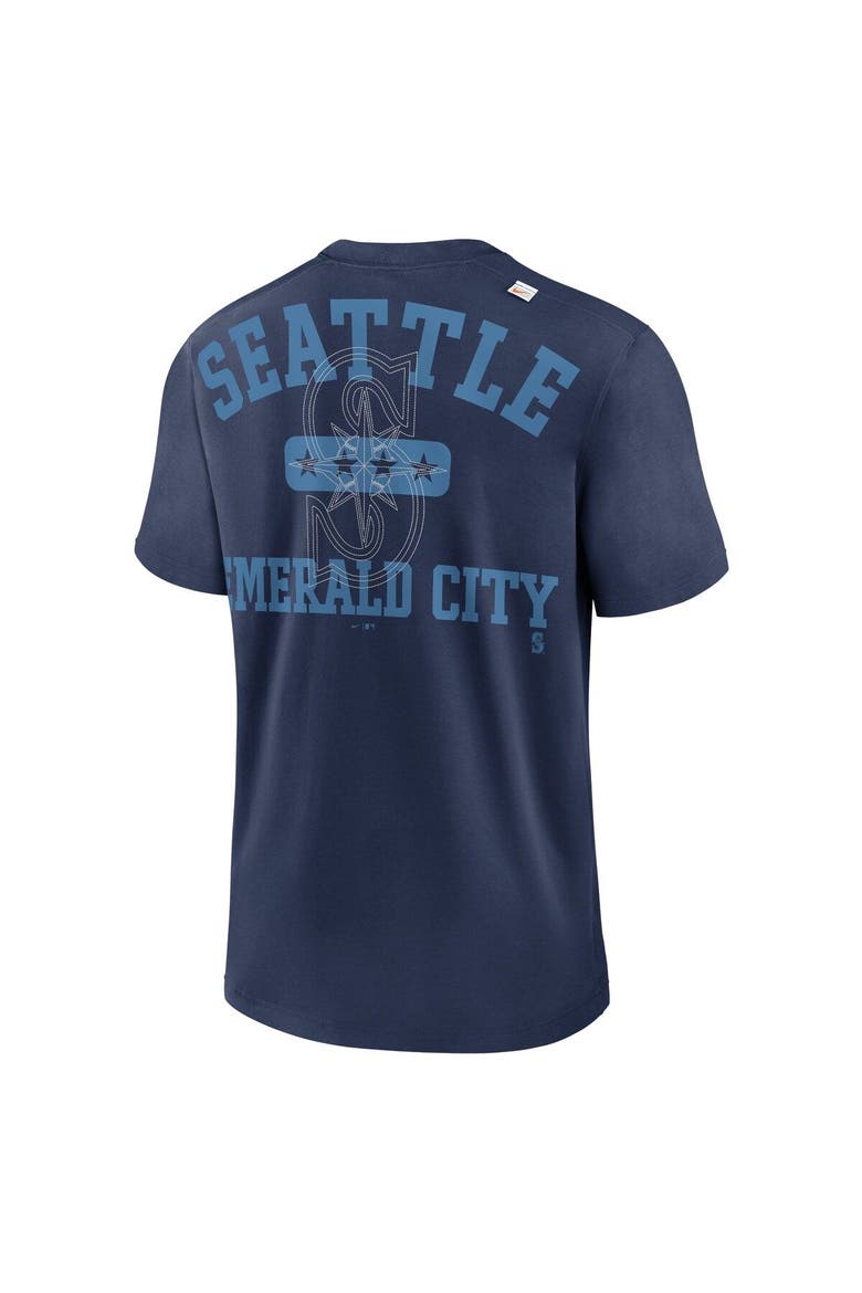 Men's Nike Navy Seattle Mariners Statement Game Over T-Shirt, Alternate, color, Navy