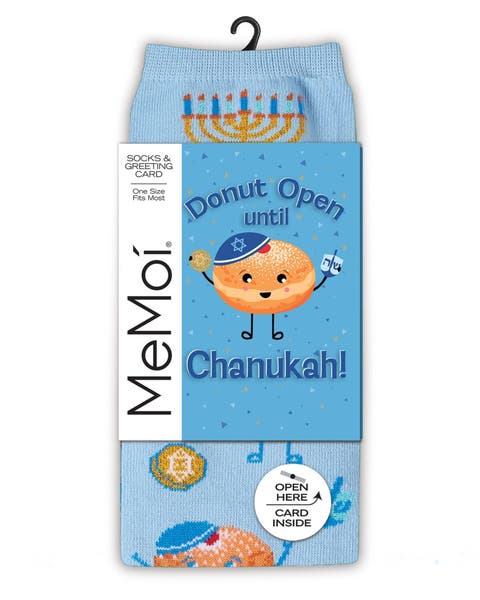 Big Kid's Have A Jammin' Chanukah" Greeting Card Novelty Crew Socks