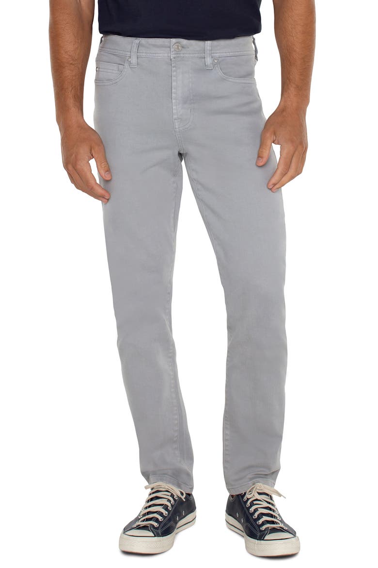 Regent Relaxed Straight Leg Jeans, Main, color, SILVER MIST