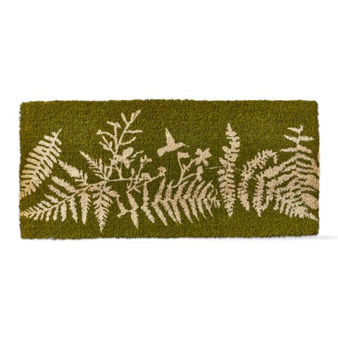 Fern Meadow Coir Mat Natural Doorway Welcome Mat