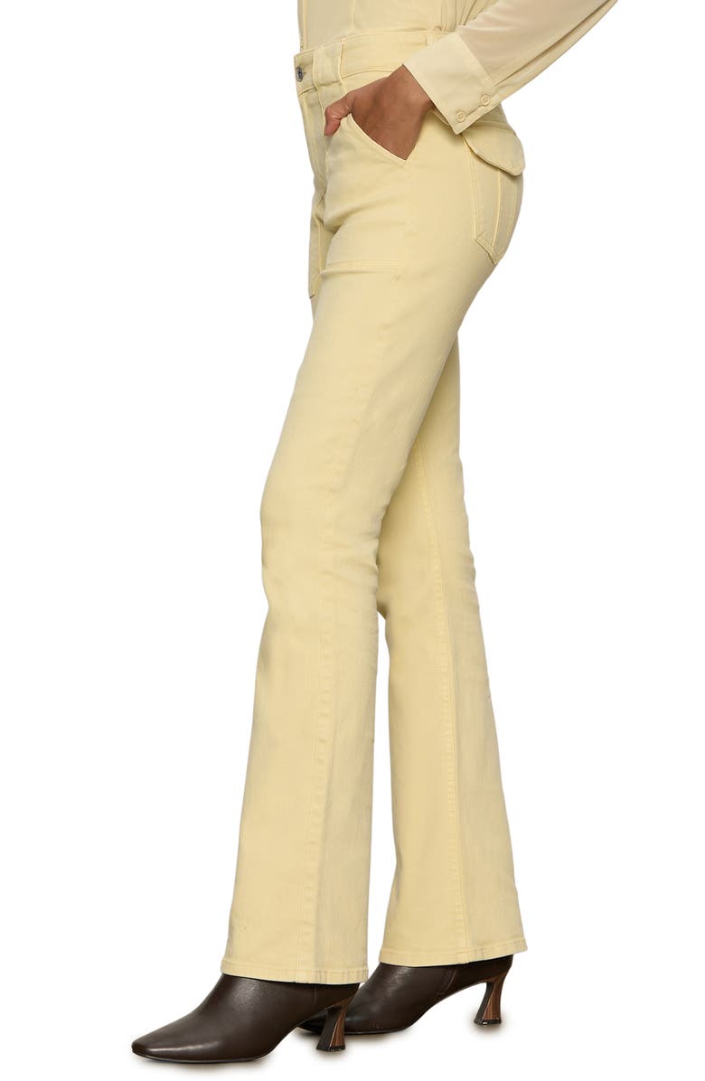 Sanctuary Hayden Utility Bootcut Jeans, Alternate, color, Buttercream White