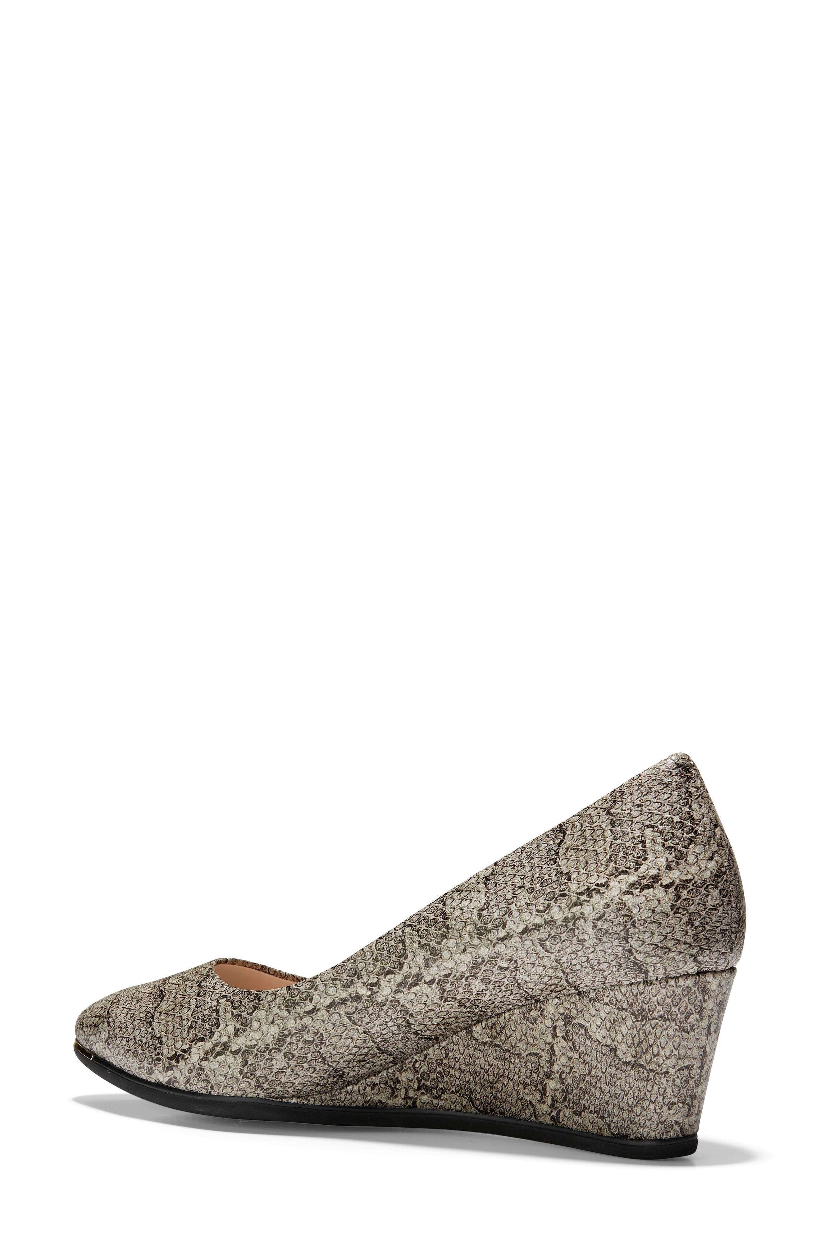 Grand Ambition Wedge Pump, Alternate, color, NATURAL SNAKE PRINT LEATHER