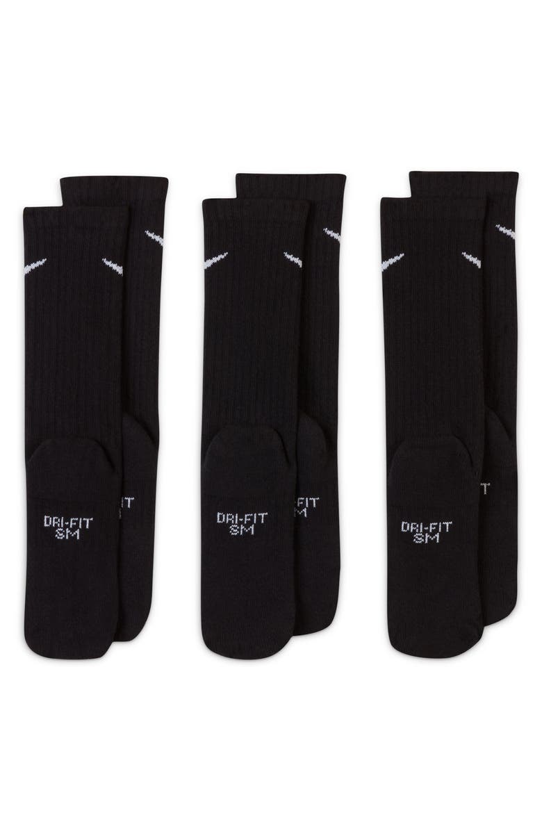 Kids' Dri-FIT Perforated Cushioned Crew Socks