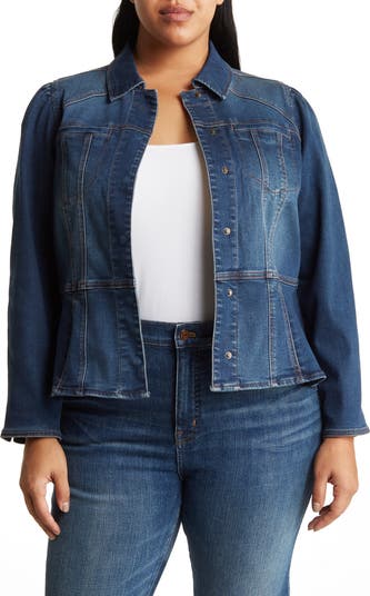 Peplum Denim Jacket