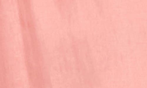 London Times Sleeveless Linen Blend Tiered Dress In Strawberry Ice