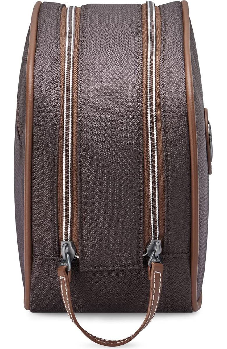 Delsey Paris Chatelet Air 2.0 Toiletry and Makeup Travel Bag, Alternate, color, Chocolate