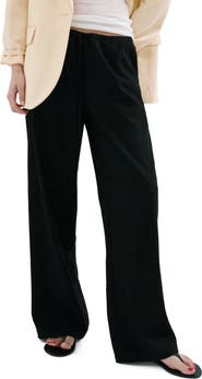 MANGO Drawstring Pants