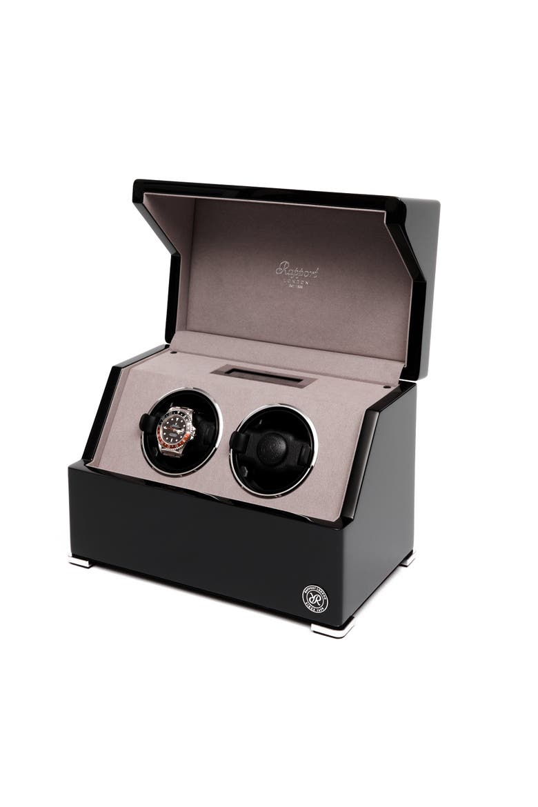PERPETUA DUO WATCH WINDER, Alternate, color, Ebony