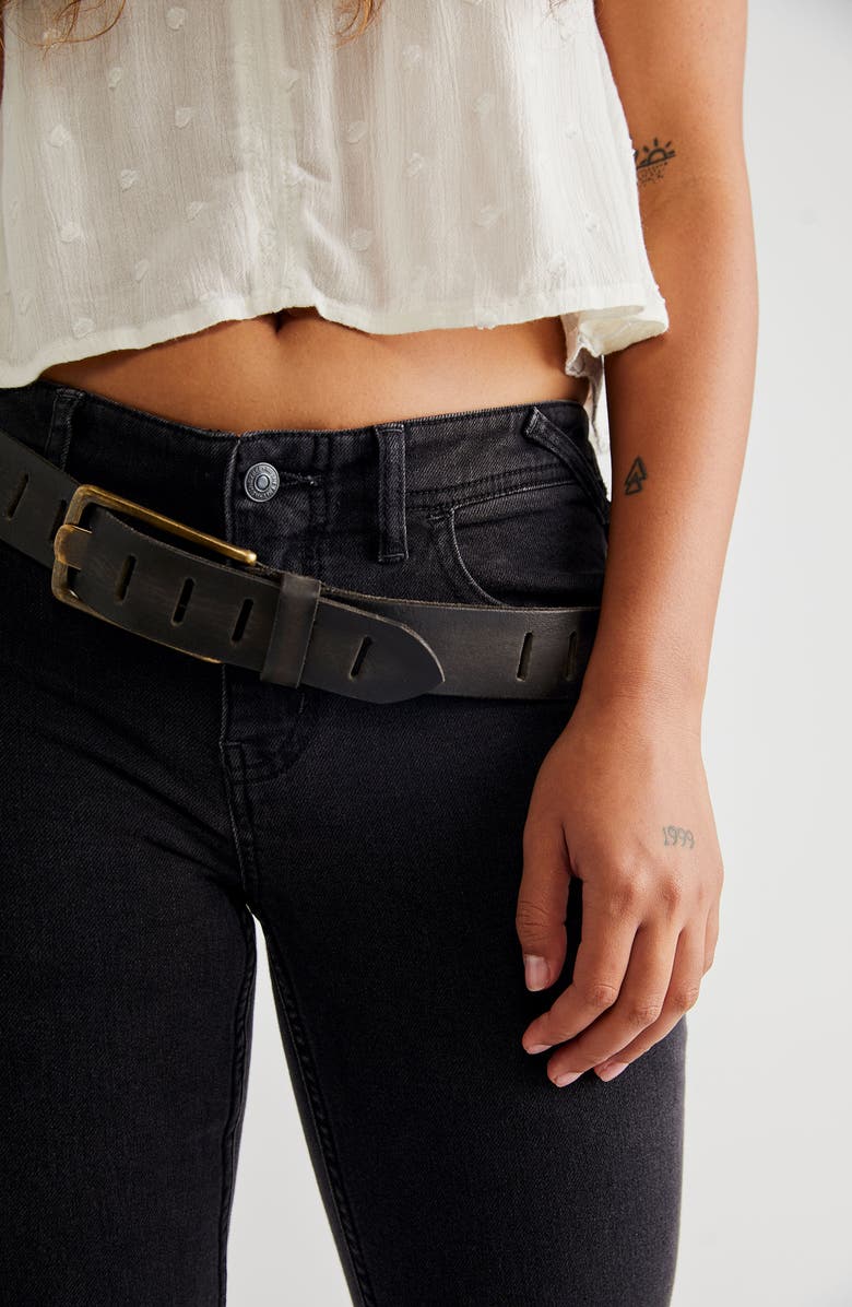 Free People We the Free WTF Jona Leather Belt, Alternate, color,