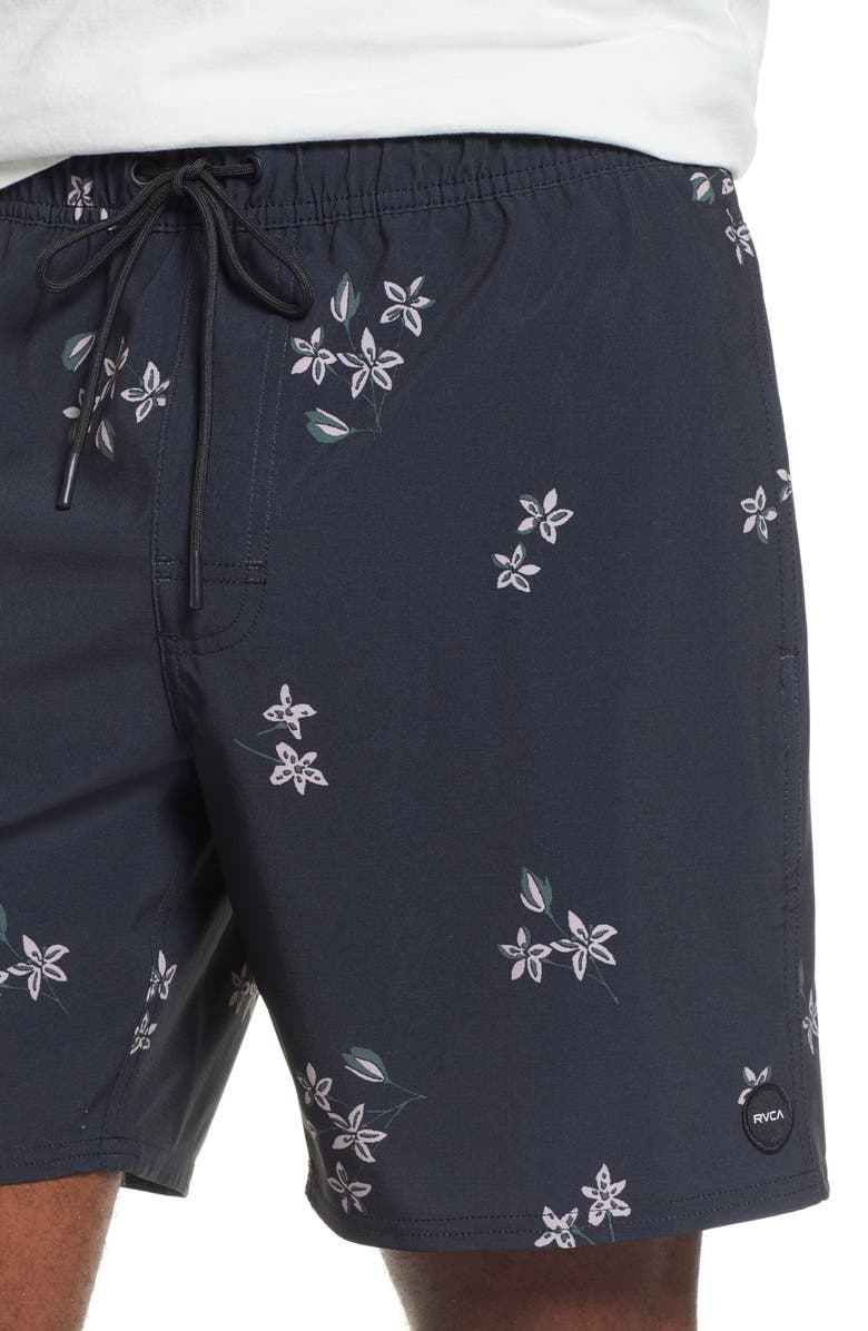 RVCA Tropical Print Board Shorts, Alternate, color,