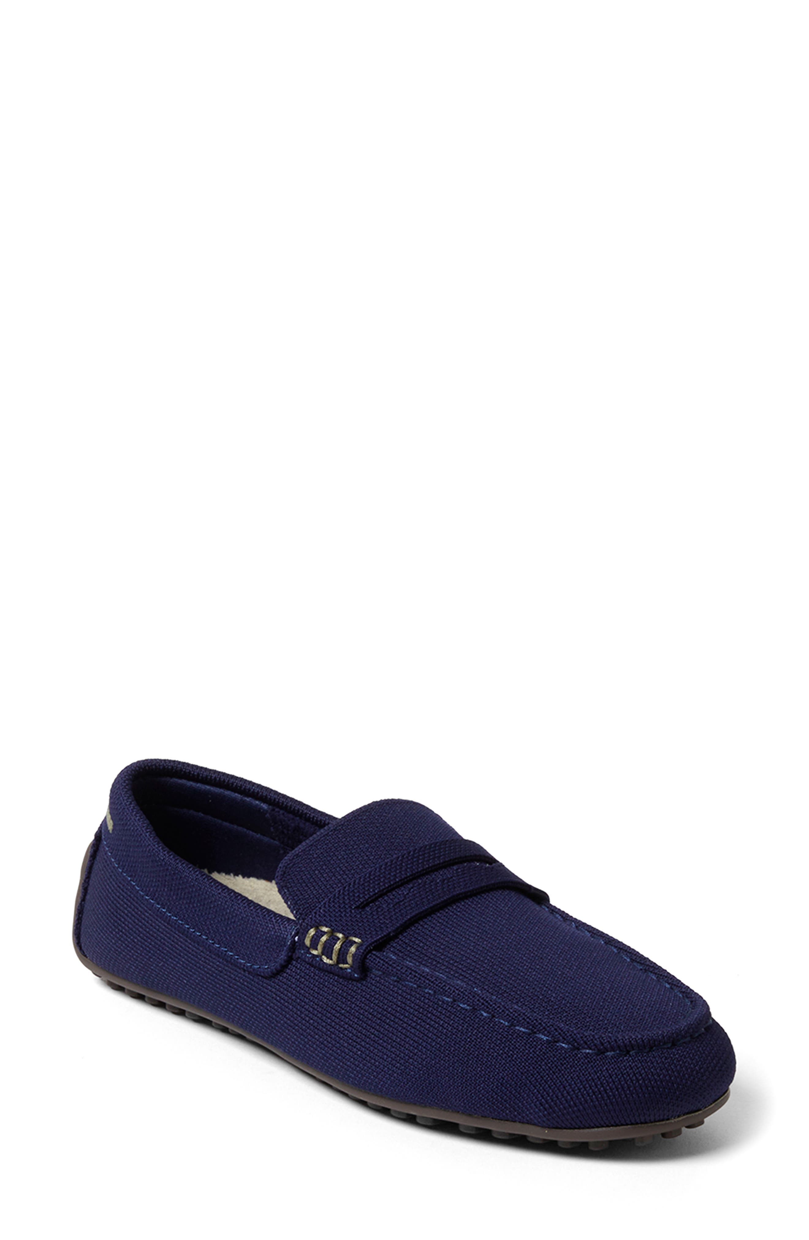 Hazel Sport Knit Driving Loafer, Main, color, PEACOAT
