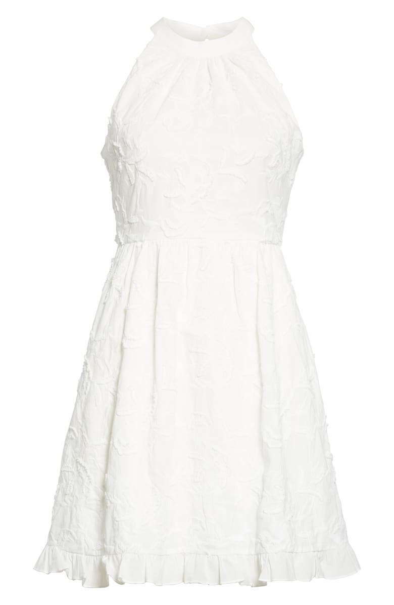 Ted Baker London Lorene Embroidered Skater Minidress, Alternate, color, 